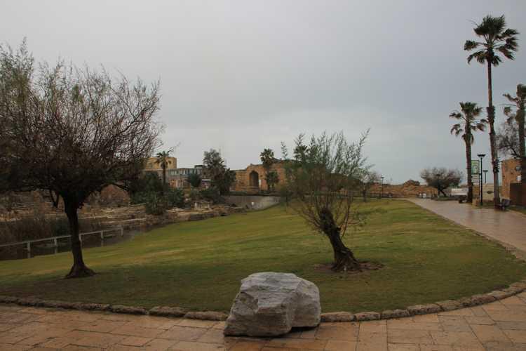 cesarea en un viaje a israel