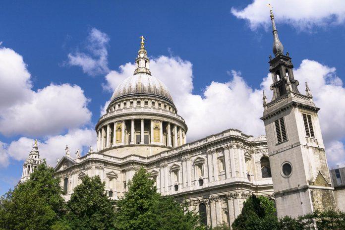 St Paul's Cathedral in London, Great Britain
