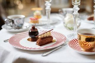 Best for a relaxed Sunday afternoon followed by a walk along the river  The Corinthias lightflooded Crystal Moon Lounge...